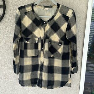 Etoile Isabel marant buffalo plaid shirt